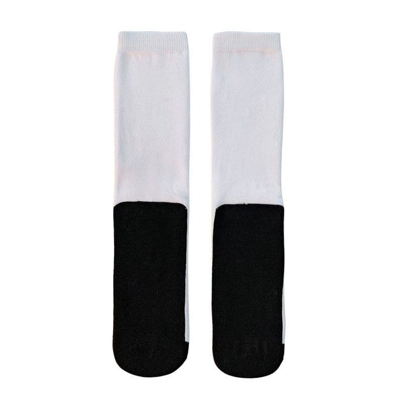 image-Thermal Transfer Blank Socks Embryo Socks