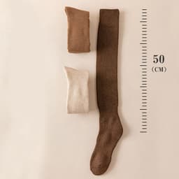 image-Ins Over-the-knee Socks Women's Autumn And Winter Long Socks Thickened Warm Terry Socks Beautiful Leg Shaping High Socks