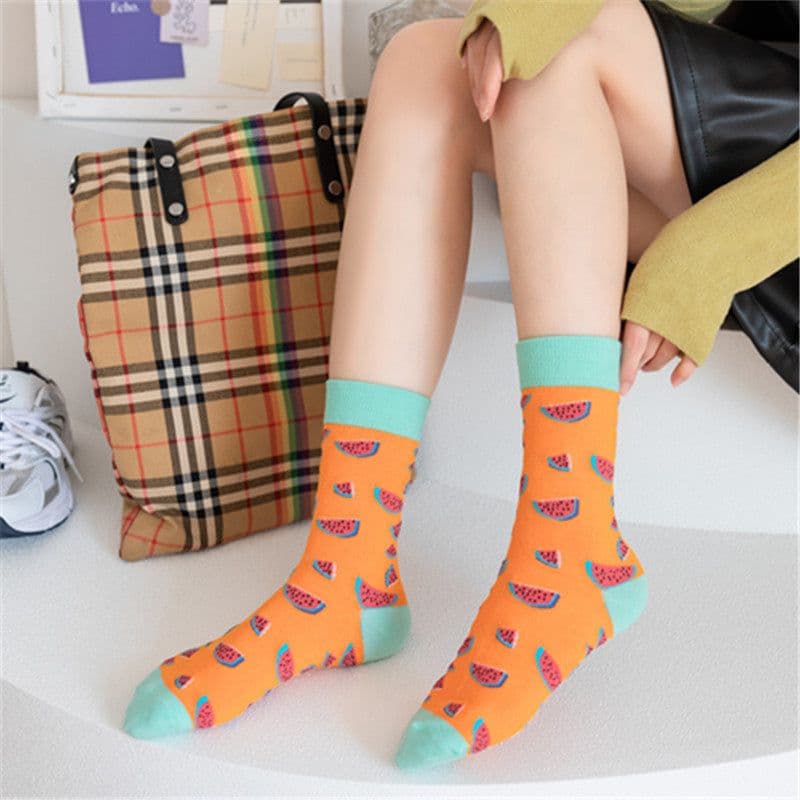 image-Women's All-match And Cute Cotton Sock