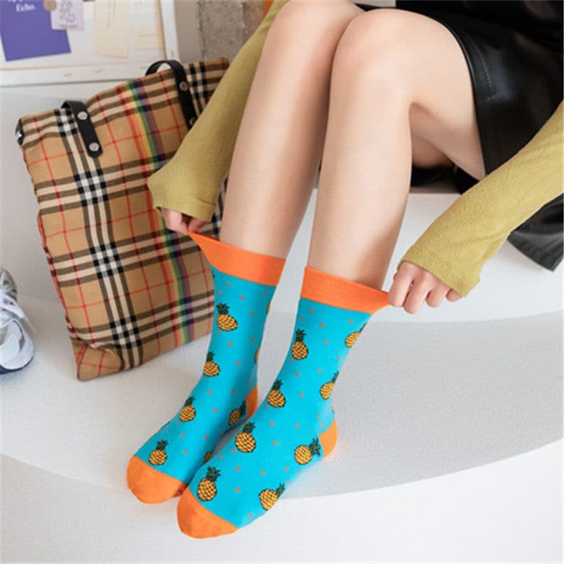 image-Women's All-match And Cute Cotton Sock