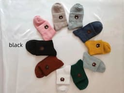image-Bear Socks Women's Cute Mid-calf Length Cotton Socks