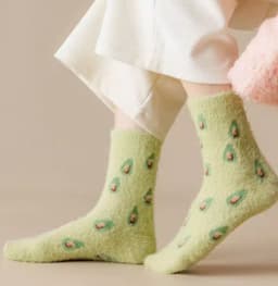 image-Cute Mink Velvet Socks Women's Mid-leg Socks