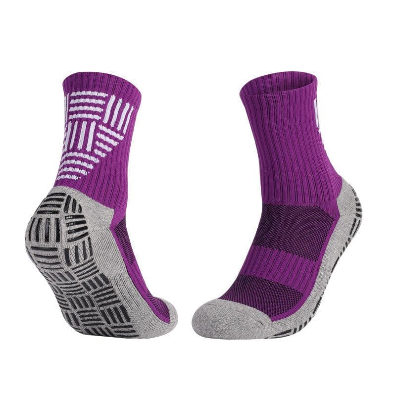 image-Thick Towel Bottom Mid-calf Soccer Socks Non-slip Sweat-proof Athletic Socks