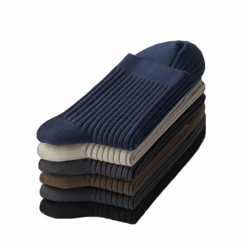 image-Sweat Absorbing And Deodorant Sports Four Seasons Men's Mid-calf Length Sock