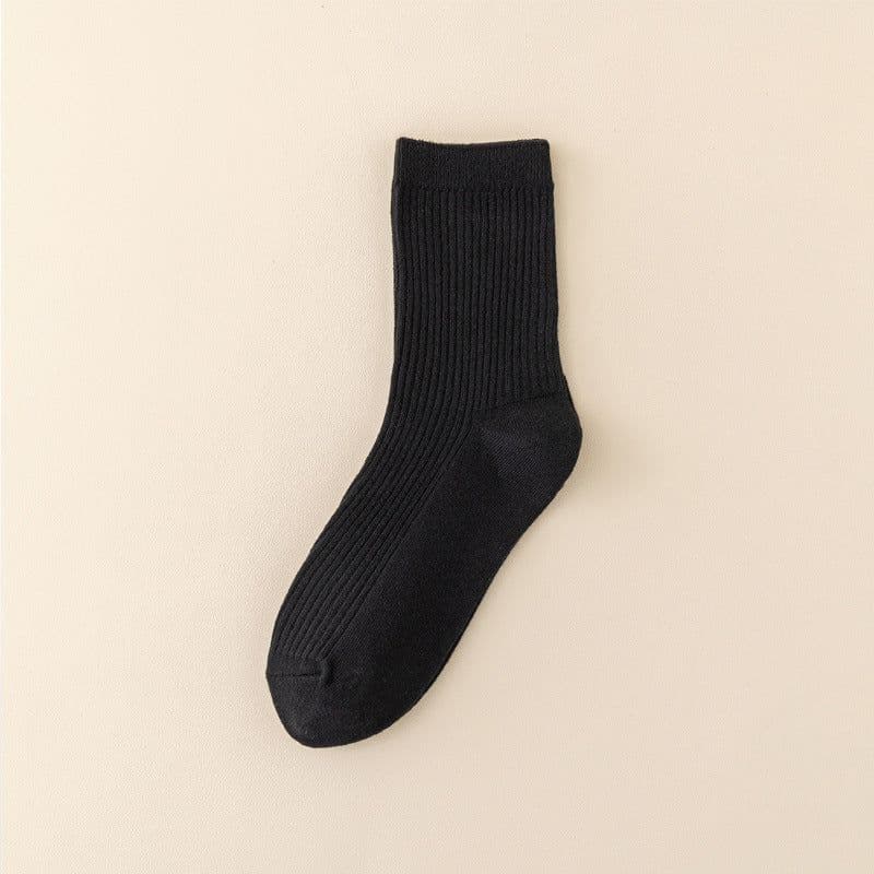 image-Sweat Absorbing And Deodorant Sports Four Seasons Men's Mid-calf Length Sock