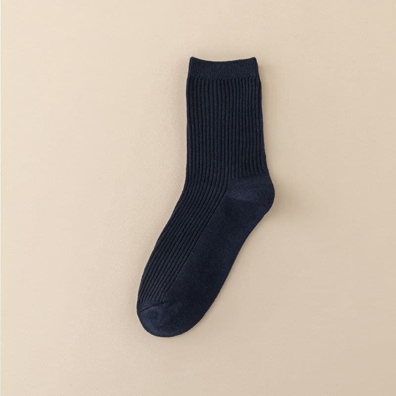 image-Sweat Absorbing And Deodorant Sports Four Seasons Men's Mid-calf Length Sock