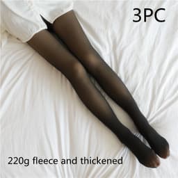 image-Fake Translucent Plus Size Leggings Fleece Lined Tights Fall And Winter Warm Fleece Pantyhose Women Fleece Lined Pantyhose Thermal Winter Tights