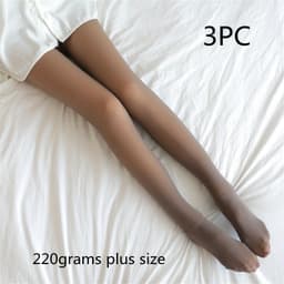 image-Fake Translucent Plus Size Leggings Fleece Lined Tights Fall And Winter Warm Fleece Pantyhose Women Fleece Lined Pantyhose Thermal Winter Tights