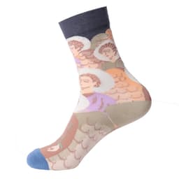 image-Renaissance Men And Women Mid-calf Spring And Autumn Cotton Sock