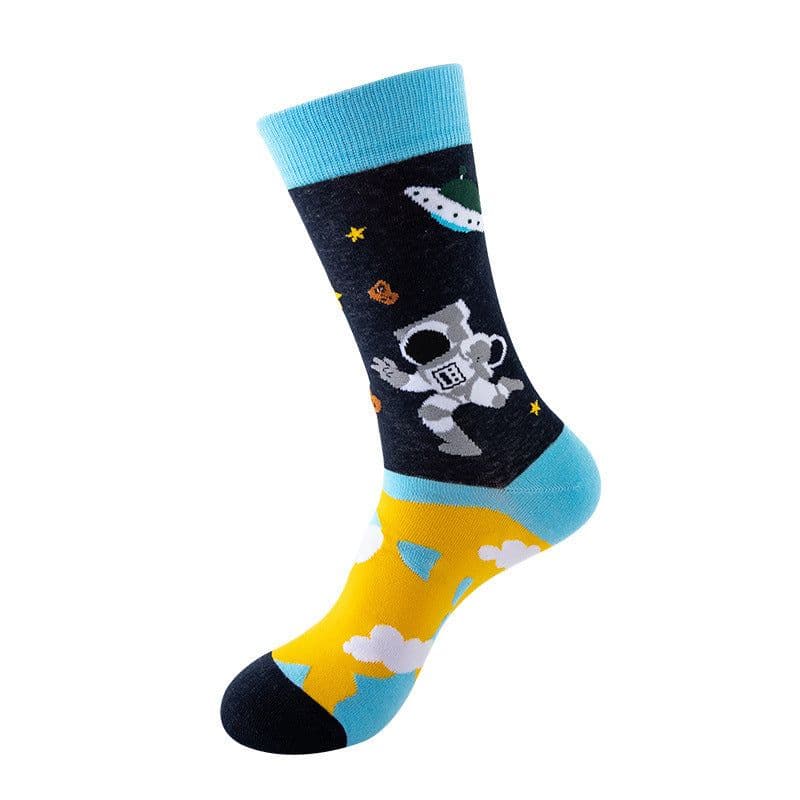 image-Mid-tube Star Animal Tide Socks