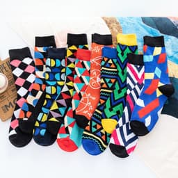image-Mid-tube Star Animal Tide Socks