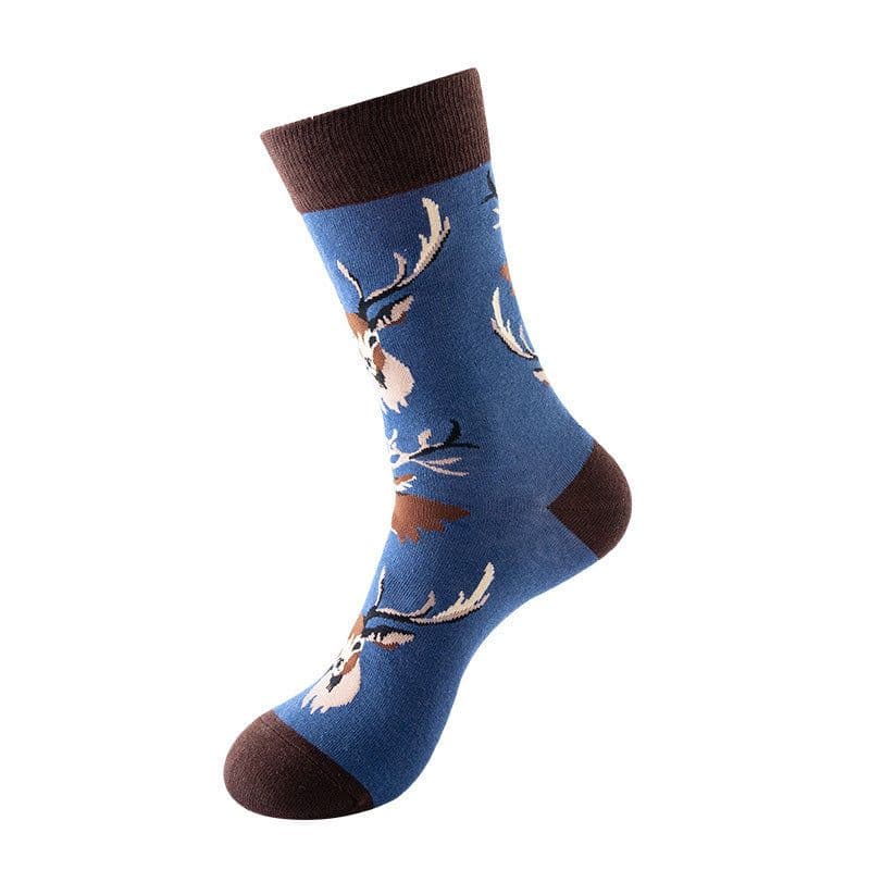 image-Mid-tube Star Animal Tide Socks