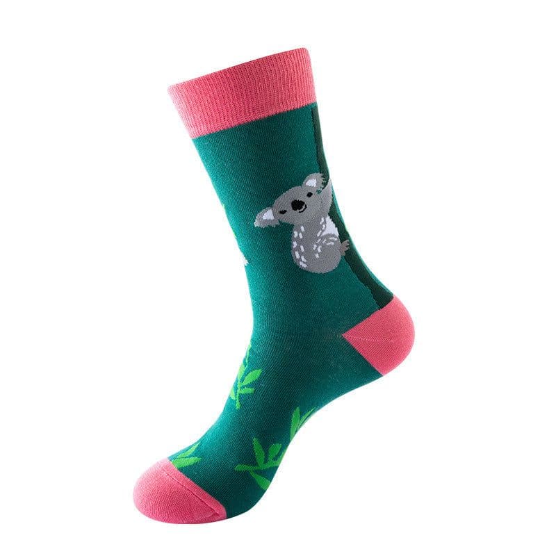 image-Mid-tube Star Animal Tide Socks