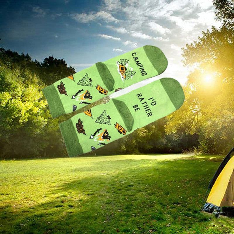 image-English Alphabet Socks Outdoor Camping Sports