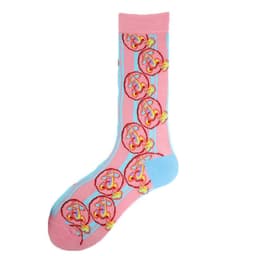 image-Men's Mid-calf Cotton Socks Jacquard Couple Sex Socks