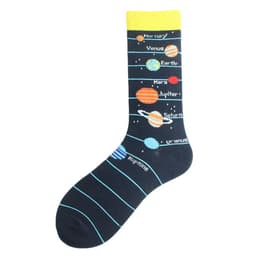 image-Men's Mid-calf Cotton Socks Jacquard Couple Sex Socks