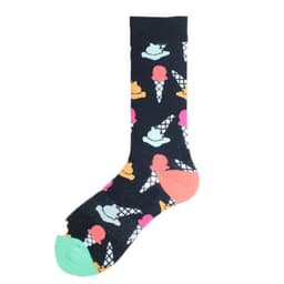 image-Men's Mid-calf Cotton Socks Jacquard Couple Sex Socks