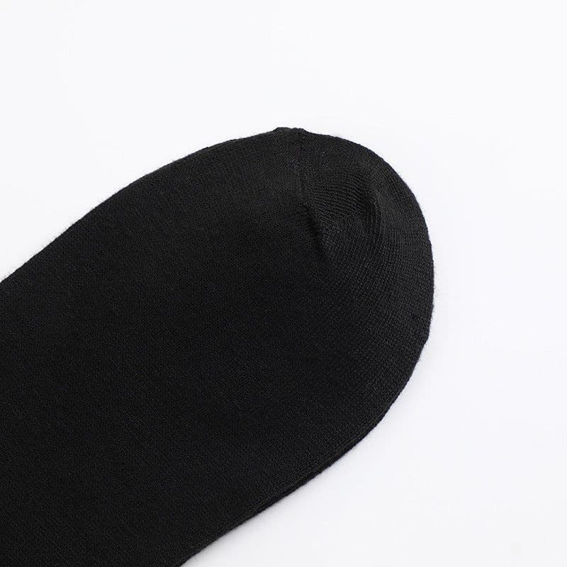 image-Black And White Five-pointed Star Tube Socks Breathable Sports Socks