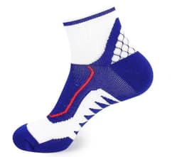 image-Men's Comfort Ear Lift Colorblock Socks