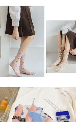 image-Crystasilk Sock Women's Mid Tube Stockings