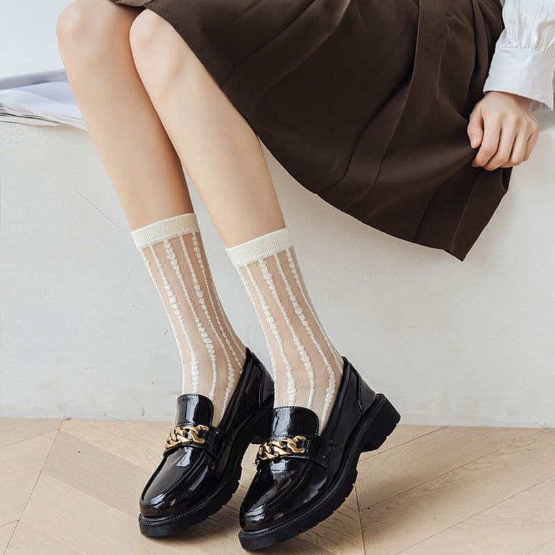 image-Crystasilk Sock Women's Mid Tube Stockings