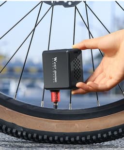 image-Mini Electric Tire Portable High Pressure American French Valve Road Mountain Bike Riding Air