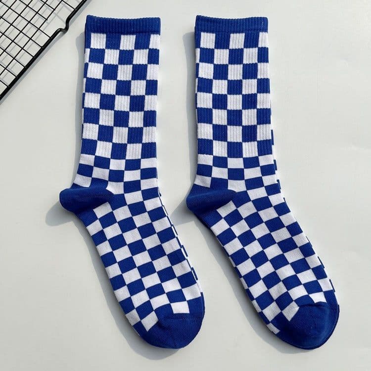 image-Socks Chessboard Socks Trendy Street European And American