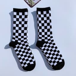image-Socks Chessboard Socks Trendy Street European And American