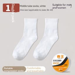 image-Disposable Socks Roll King Mid-calf Men's Travel Socks Sports And Leisure