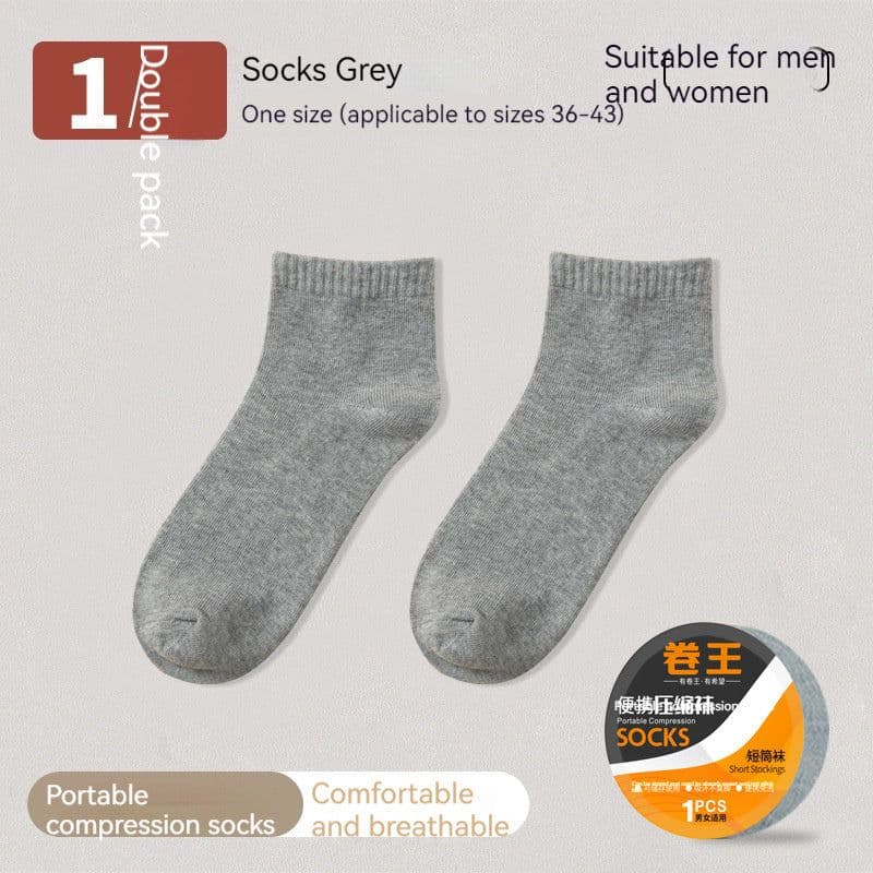 image-Disposable Socks Roll King Mid-calf Men's Travel Socks Sports And Leisure