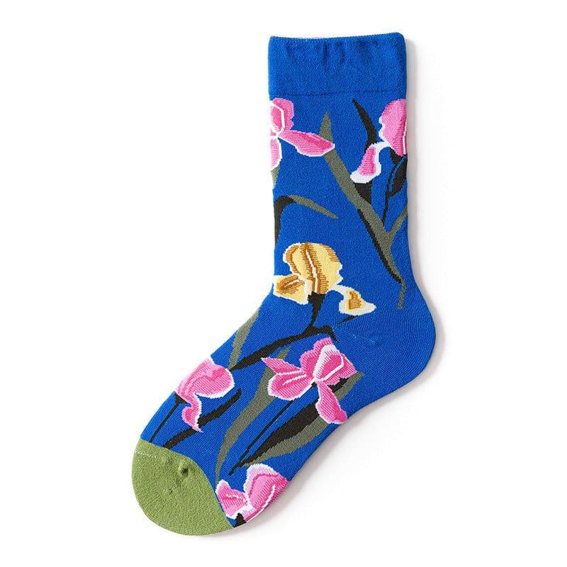 image-Creative Design Men's Middle Tube Socks Skateboard Street Couple Basketball Jk Socks
