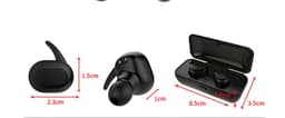image-X26 wireless TWS ear Bluetooth 4.2 headphones binaural sports waterproof couple mini with wheat twin headphones