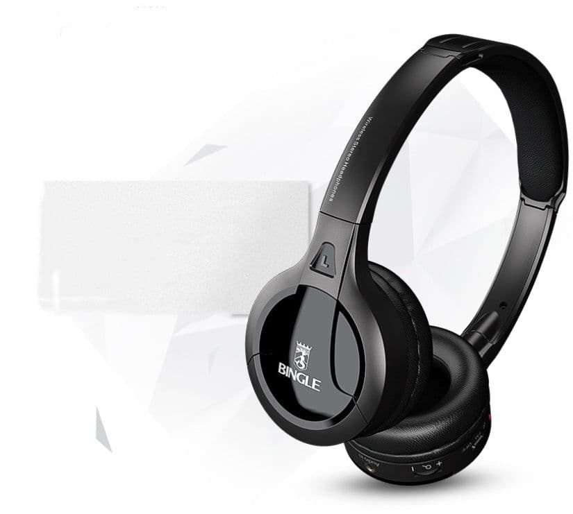 image-Bingle B616 Wireless Headset Computer Television Elderly People Watch FM Radio Television Headphones