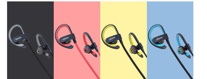 image-Wireless music sports running headphones