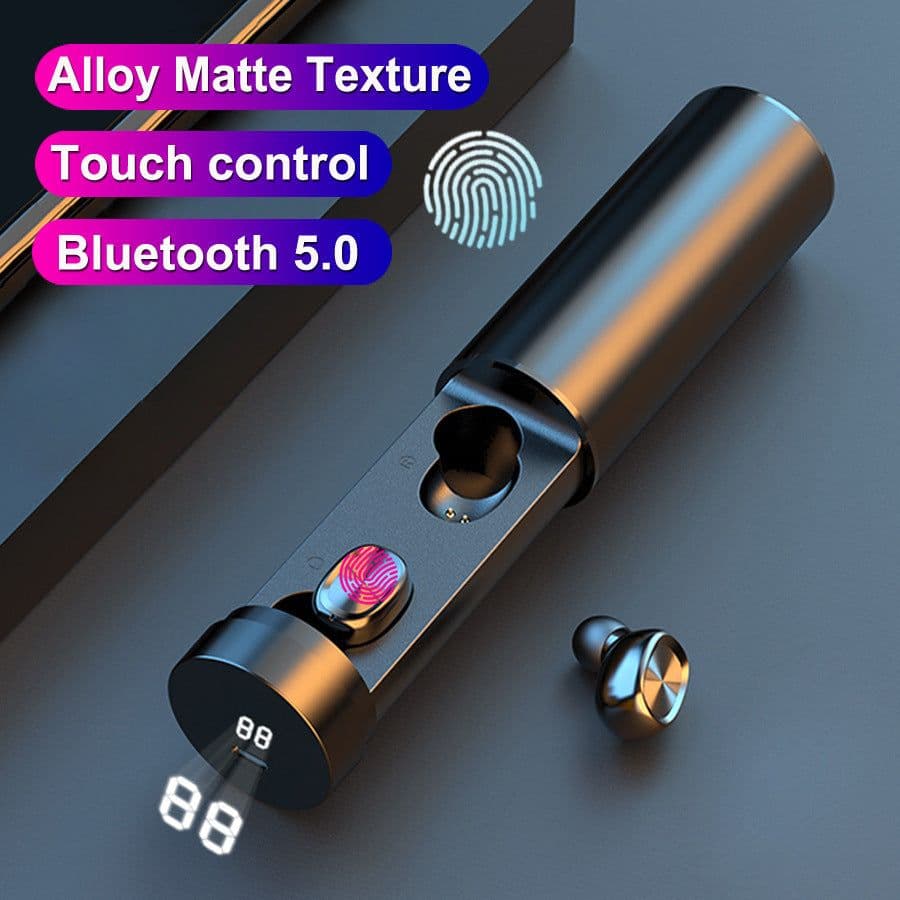 image-Bluetooth Earphone 5.0 Wireless 8D HIFI Sport MIC Earbuds Gaming Music Headset