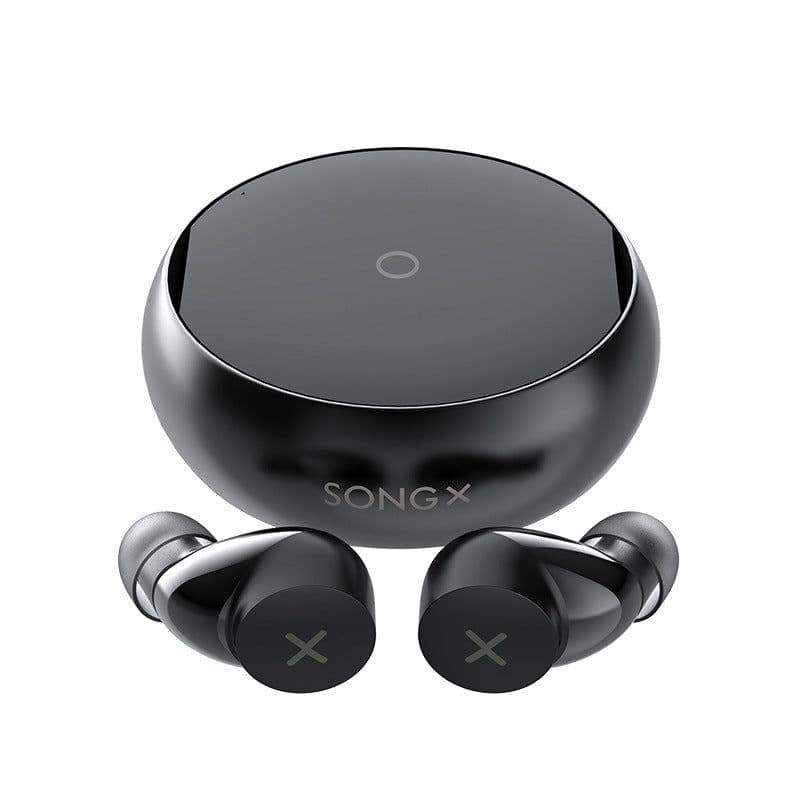 image-Wireless Bluetooth5.0 Earphones Sport Headsets USB-C Case Single Mode Unique Star-Ring Design