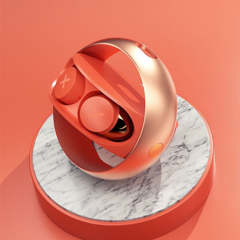 image-Wireless Bluetooth5.0 Earphones Sport Headsets USB-C Case Single Mode Unique Star-Ring Design
