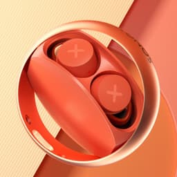 image-Wireless Bluetooth5.0 Earphones Sport Headsets USB-C Case Single Mode Unique Star-Ring Design