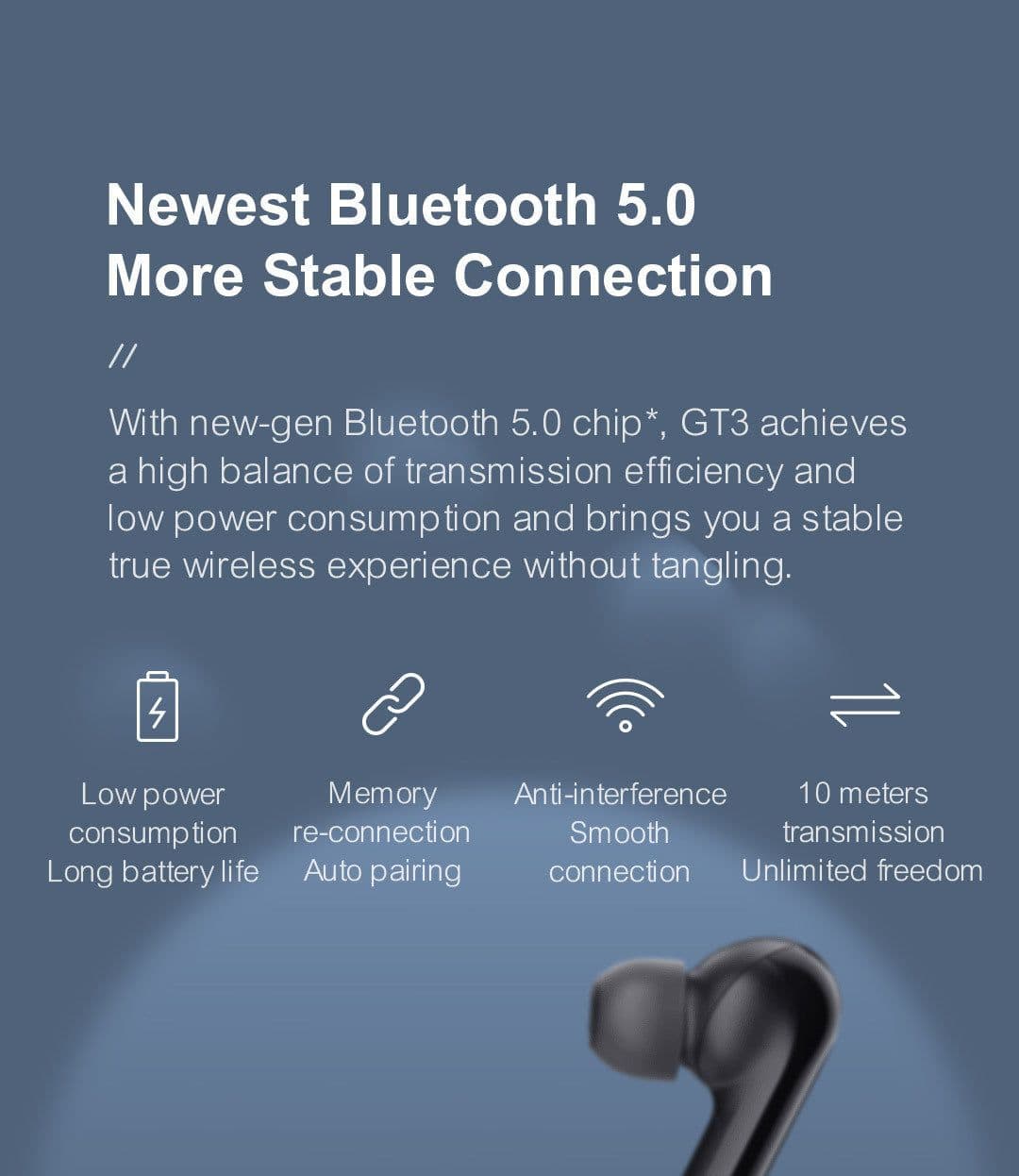 image-GT3 True Wireless Bluetooth In-ear Sports Headphones