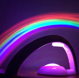 image-Novelty LED Romantic Sky Rainbow Colorful Projection Night Light