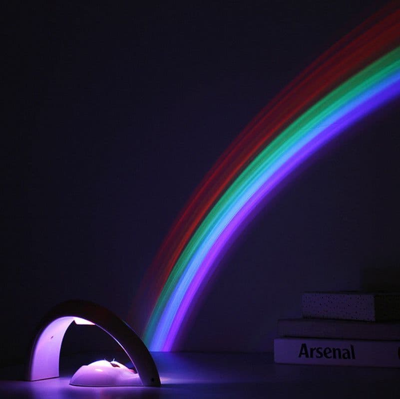 image-Novelty LED Romantic Sky Rainbow Colorful Projection Night Light