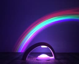 image-Novelty LED Romantic Sky Rainbow Colorful Projection Night Light