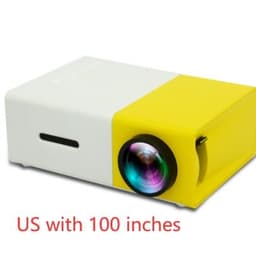 image-Portable Projector 3D Hd Led Home Theater Cinema HDMI-compatible Usb Audio Projector Yg300 Mini Projector