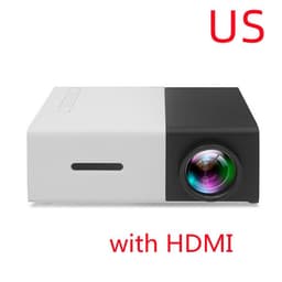 image-Portable Projector 3D Hd Led Home Theater Cinema HDMI-compatible Usb Audio Projector Yg300 Mini Projector