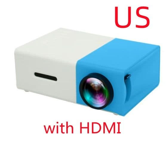 image-Portable Projector 3D Hd Led Home Theater Cinema HDMI-compatible Usb Audio Projector Yg300 Mini Projector