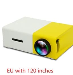 image-Portable Projector 3D Hd Led Home Theater Cinema HDMI-compatible Usb Audio Projector Yg300 Mini Projector