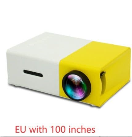 image-Portable Projector 3D Hd Led Home Theater Cinema HDMI-compatible Usb Audio Projector Yg300 Mini Projector