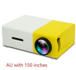 image-Portable Projector 3D Hd Led Home Theater Cinema HDMI-compatible Usb Audio Projector Yg300 Mini Projector