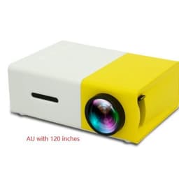 image-Portable Projector 3D Hd Led Home Theater Cinema HDMI-compatible Usb Audio Projector Yg300 Mini Projector