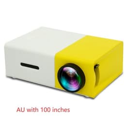 image-Portable Projector 3D Hd Led Home Theater Cinema HDMI-compatible Usb Audio Projector Yg300 Mini Projector
